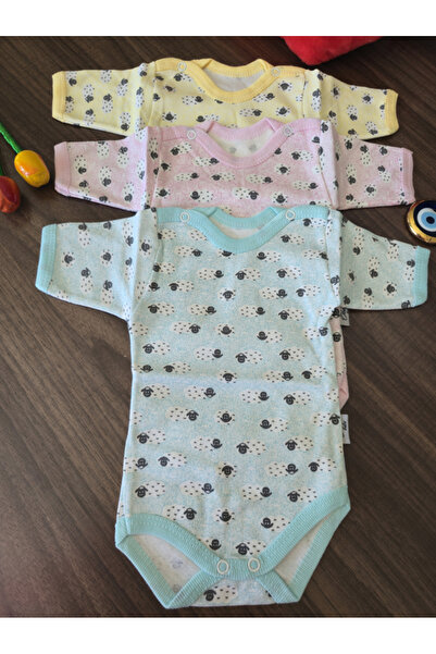 Jasminya طقم ملابس للأطفال بأكمام قصيرة مكون من 3 قطع مع أزرار كبس على الكتف