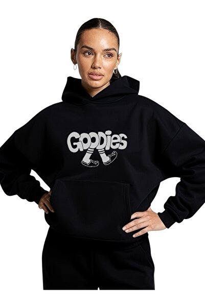 ArtYus Φούτερ Unisex Goodies Πολύχρωμο Ειδικό με τύπωμα Βαμβακερό oversized μ...