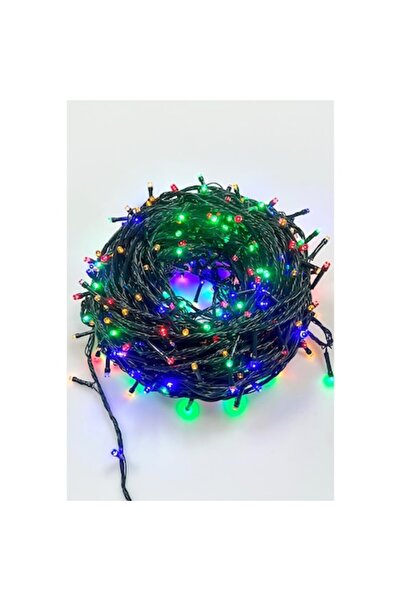 OEM Luminițe de Crăciun pentru brad, tip liniar, 8 jocuri luminoase, fir negr...