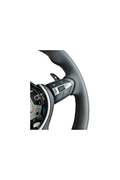 Lumi LUXURY Leather sports steering wheel compatible with BMW 1 E87 3 E90 E91 E92 E93 X1 E84 X5 E70 E53 X6 E71 Z4 E89 models