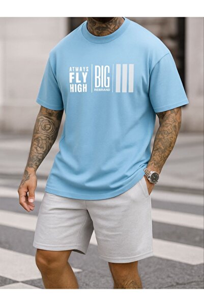 REBRAND Sportswear Oversize T-Shirt Set with Shorts