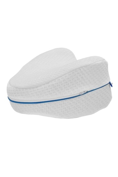 Deliny Memory Foam Pillow for Legs ®Deliny, Washable Cover, White, 25 x 25 x ...