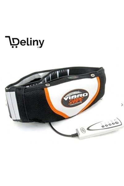 Deliny Centură vibrantă de slăbire și masaj Deliny, cu telecomandă, neagră