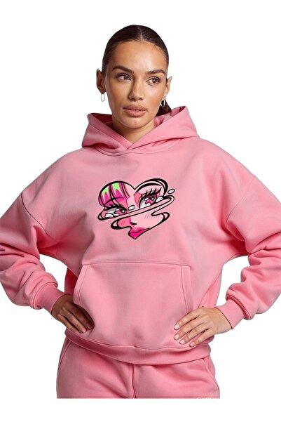 ArtYus Unisex Anime Femei Colorat Personalizat cu imprimeu Bumbac supradimens...