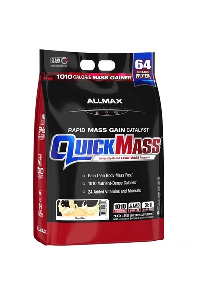 ALLMAX Nutrition ALLMAX Quickmass Vanilla 10 رطل