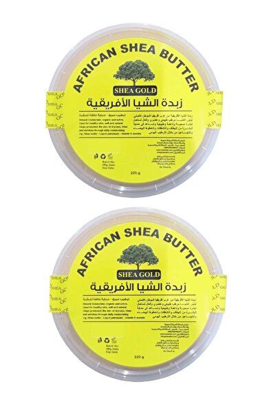 Shea Gold زبدة الشيا الأفريقية 225 جم - قطعتين