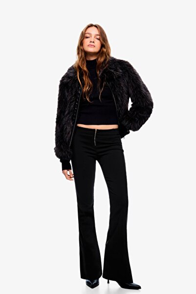 Bershka Fermuarlı bengalinn pantolon