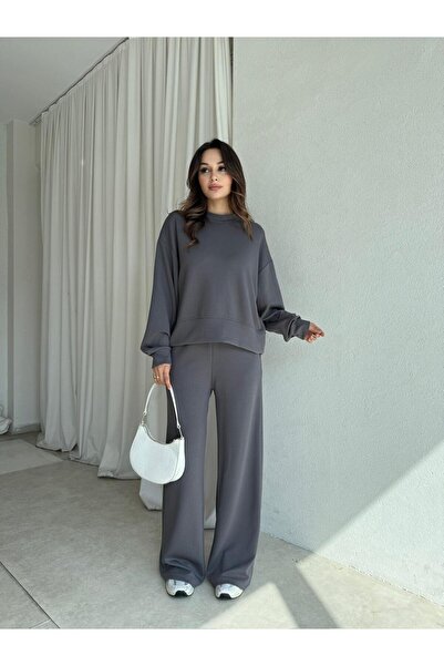 Mooi Butik Laura Suit 8556 - Gray