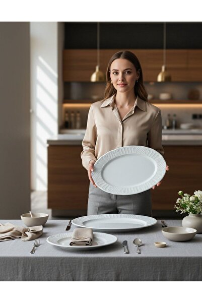 Güral Porselen Sembol 2 Piece 35 cm Kayak Plate