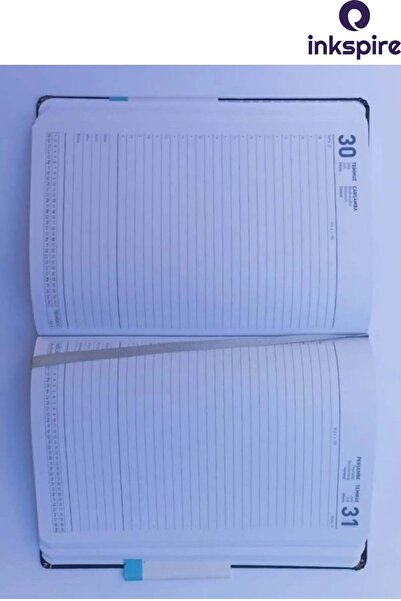 inkspire 2026 Agenda Faux Leather Bound 17X24 cm Lined 1 Piece Daily Yearly Planner 2026 Year Agenda