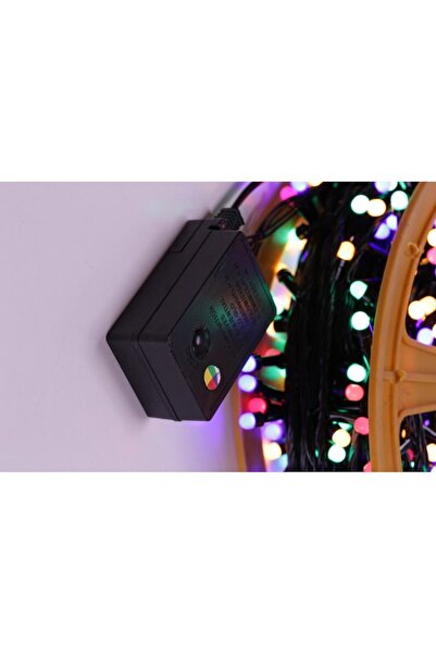 OEM Christmas Installation, 500 LEDs, 8 light modes, IP20 indoor, black wire, 36 m, Multicolor