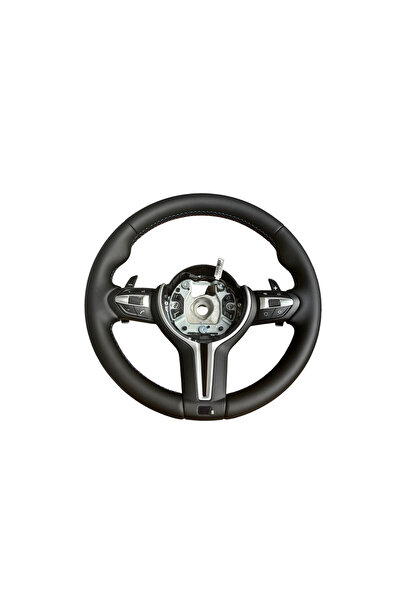 Lumi LUXURY Leather sports steering wheel compatible with BMW 1 E87 3 E90 E91 E92 E93 X1 E84 X5 E70 E53 X6 E71 Z4 E89 models