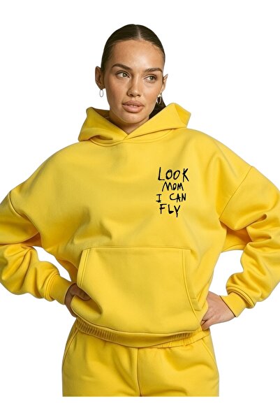 ArtYus Φούτερ Unisex Look Mom Colorful Special με τύπωμα Cotton oversized με ...
