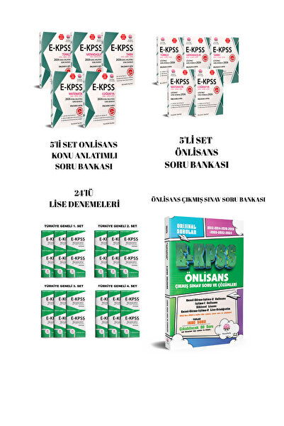 Kocakafa Yayınları EKPSS ÖNLİSANS KONU ANLATIMLI SORU BANKASI-EKPSS SORU BANK...
