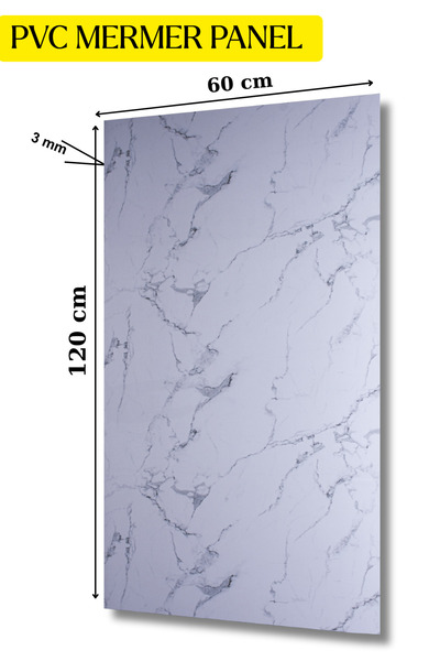 DECOALA Pvc Mermer Duvar Paneli 60 X 120 (4 Adet)