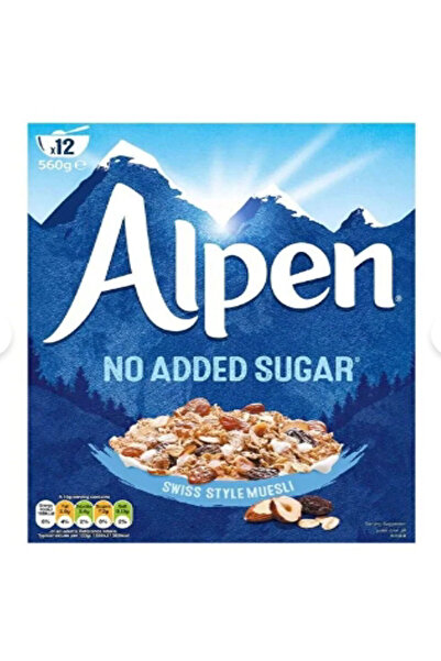 Alpen موسلي بدون إضافة سكر 560 جرام × 10