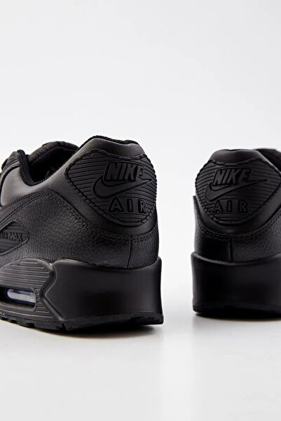 Nike Air Max 90 Ltr Unisex Leather Black Leather Sports Shoes