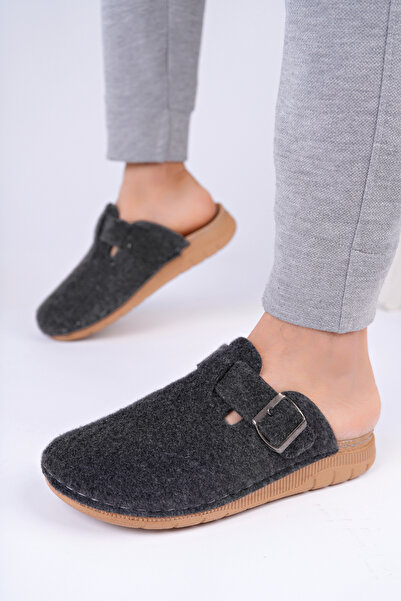 RoseVeno Men's Felted Closed-Front Daily House Slippers