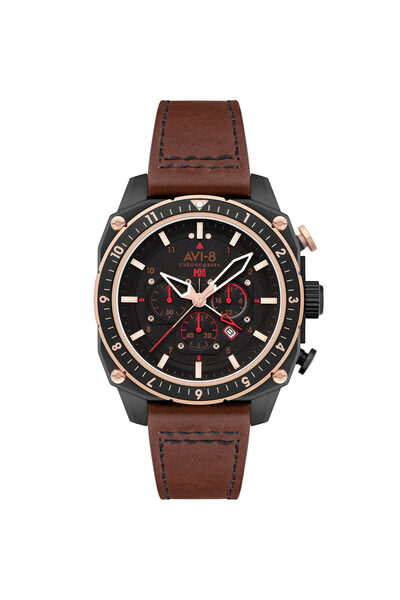 AVI 8 Ανδρικό ρολόι Avi-8 AV-4100-09, Quartz, 43mm, 5ATM