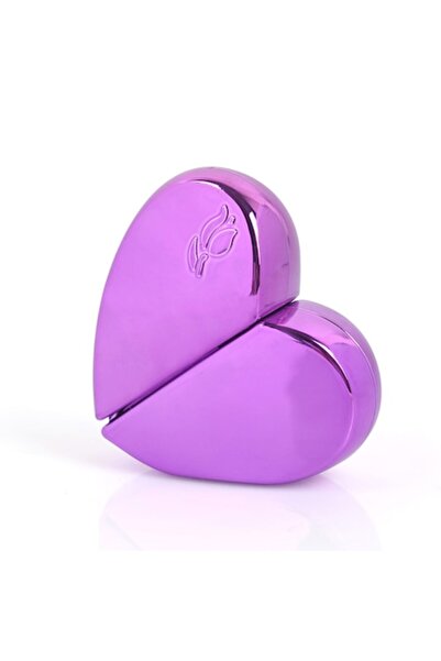 DROPY Cosmetic Spray Bottle DROPY®, for Essential Oils or Perfumes, 20 ml, Heart Model, Purple