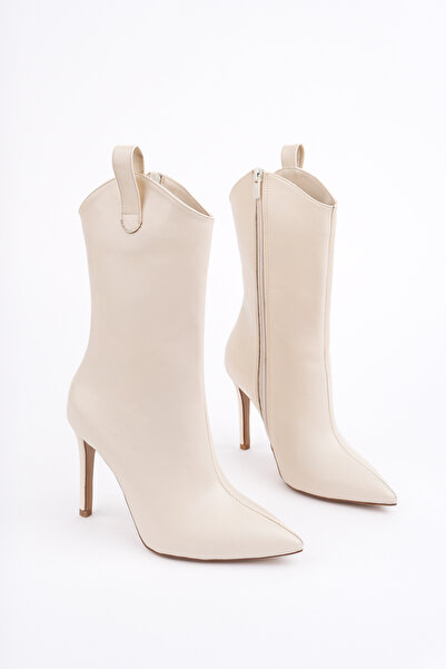 Madam Tarz ROSE-1205 Чоботи на тонкому каблуці із застібкою-блискавкою