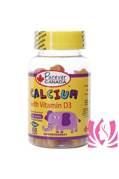 purever canada Calcium with Vitamin D3 - 60 Gummies
