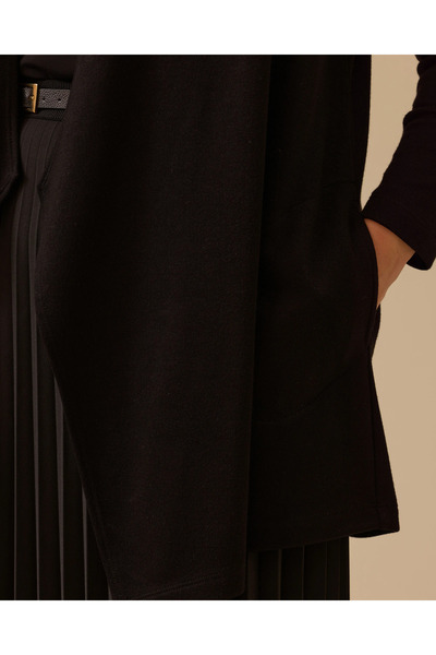 Gala-Xi Plus Size Asymmetrical Cut Knitwear Cardigan