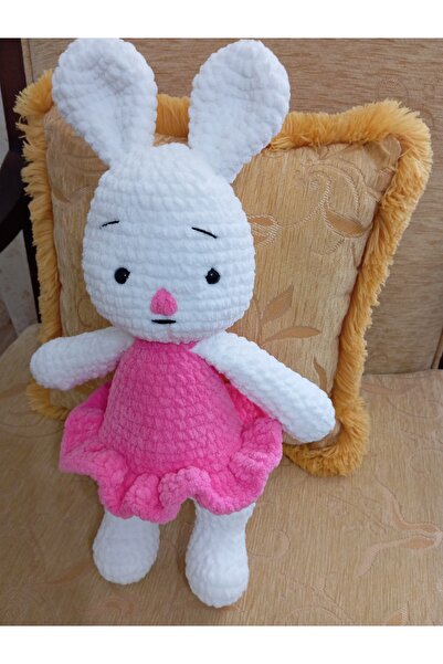 NUMİSTORE El örgüsü pembe beyaz uyku arkadaşı .