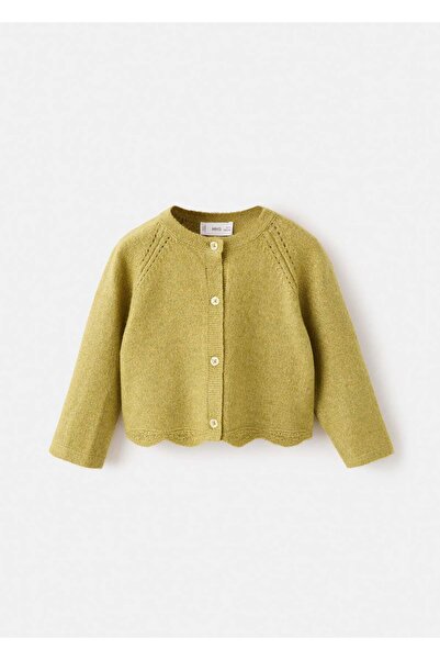 MANGO Baby Cardigan cu detaliu gaură