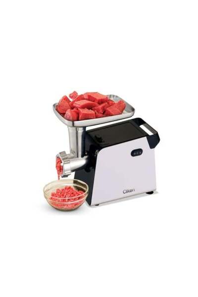 CLIKON مفرمة لحم كليك أون - 400 واط، محرك نحاسي 100%، خاصية تقليل الضوضاء، شفرات من الفولاذ المقاوم للصدأ - CK2692 أبيض