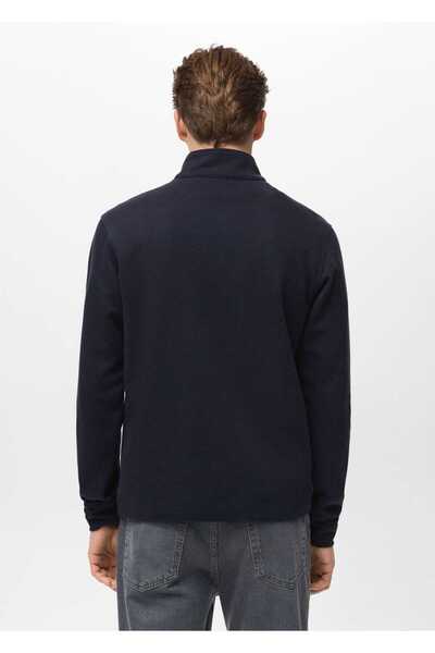 MANGO Man Regular fit fermuarlı sweatshirt