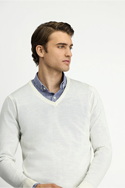 Kiğılı V-Neck Regular Fit Knitwear Sweater