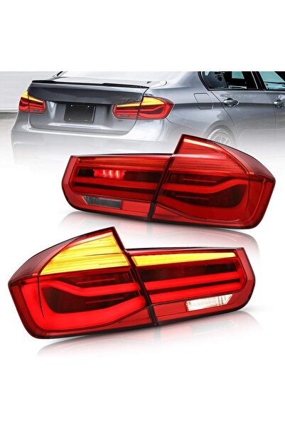 X POWER TUNİNG BMW F30 3.SERİ 2012-2018 KIRMIZI LCİ LEDLİ ARKA STOP LAMBASI