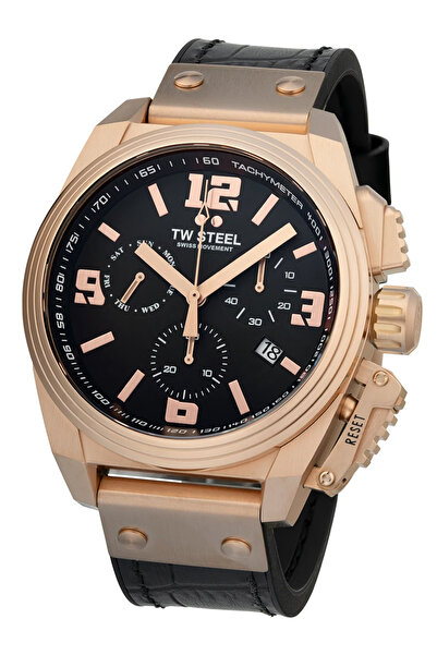 TW Steel Mens Watch TW1115, Quartz, 46mm, 10ATM