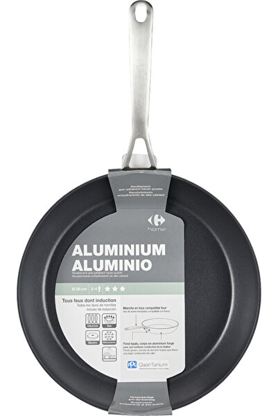 Carrefour Home Carrefour Home frying pan, forged aluminum, 28 cm, Black
