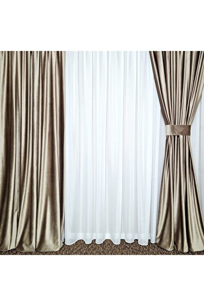 Mastel Perdea triplu voal alb confectionata cu rejansa