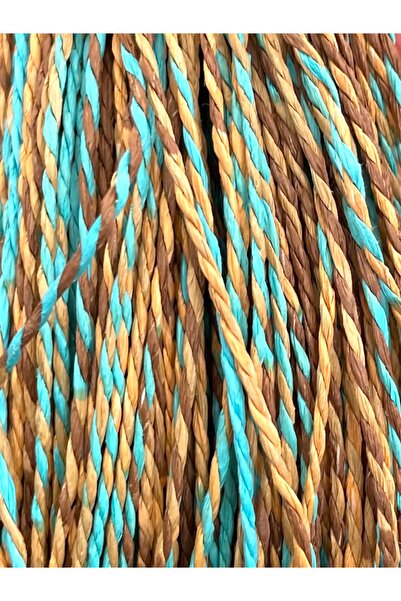 Kevser nur tuhafiye KAĞIT İP ( 2mm 25gr) Doğal Hasır Rafya Supla Naturel Çant...