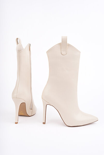 Madam Tarz ROSE-1205 Чоботи на тонкому каблуці із застібкою-блискавкою