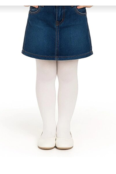 moda mivana Beyaz %100 Pamuk Nefes Alabilen Terletmez Bebek-Çocuk Kilotlu/Kül...