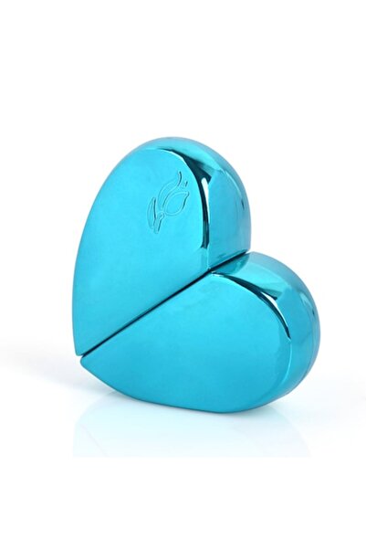 DROPY Spray Cosmetic Bottle, Heart Shape, Turquoise, 20 ml
