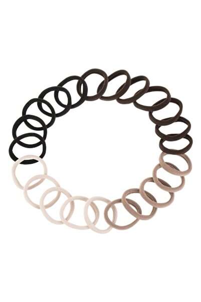 ANTBRO Set 22 elastice de păr Antbro® Frotte în culorile crem, bej, maro și n...