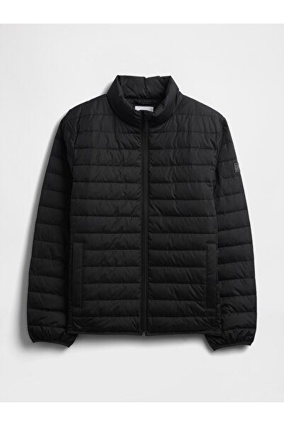 GAP Erkek Siyah 100% Geri Dönüştürülmüş Relaxed ColdControl Şişme Mont