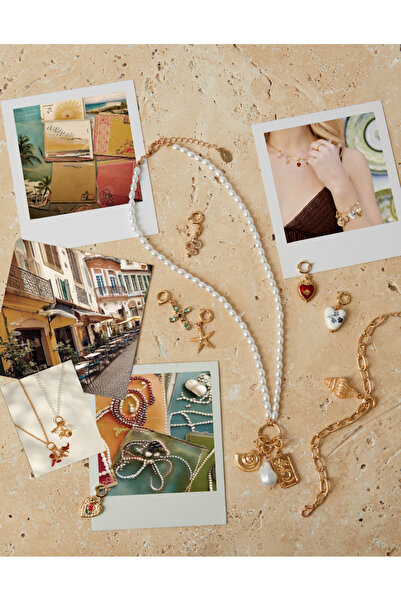 Accessorize Pendant İncili Charm