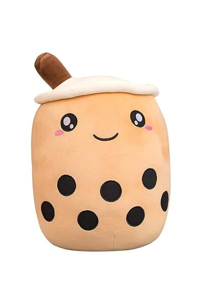 Generic Brand Pillow 13.7 inch Stuffed Boba Plushie Bubble Tea Plush Pillow S...