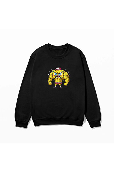 SVART WEAR Swea tricou cu imprimeu 100% bumbac supradimensionat Trendy Fancy ...