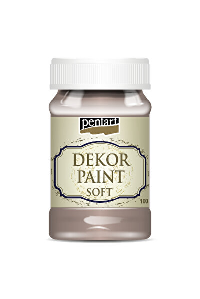 Pentart طلاء ديكور ناعم 100 مل بني عتيق