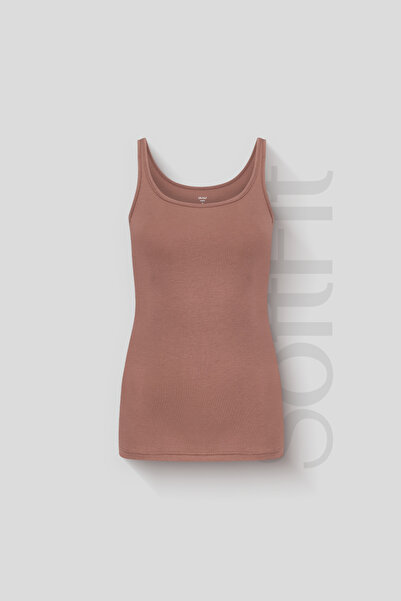 AUW Basic Women's Deep Neck Tank Top Modal Cotton 3-Piece - Softfit