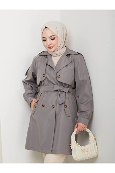 CLB COLLECTION Kadın Kuruvaze Trençkot Su Geçirmez