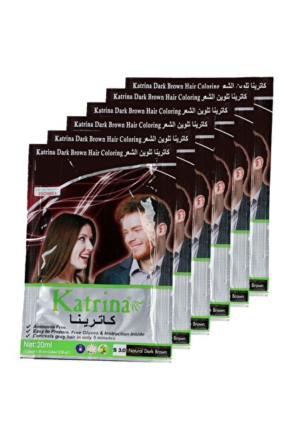 Katrina شامبو ملون للشعر عبوة من 6 قطع * 20 مل