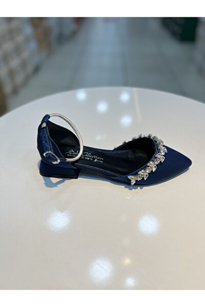 Alphus Queen Stone Satin Material Imported Women's Stylish Evening Dress Ballerinas